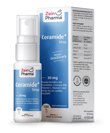 Zein Pharma: Ceramide+ Sirup Spray, Mango - 50 ml.