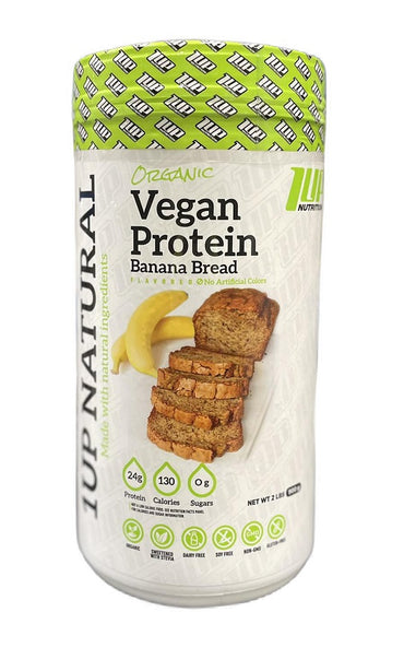 1Up Nutrition: Vegan Protein, Banana Bread - 900g