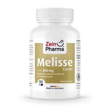 Zein Pharma: Melissa Extract, 250mg - 90 vcaps