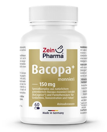 Zein Pharma: Bacopa Monnieri+, 150mg - 60 caps